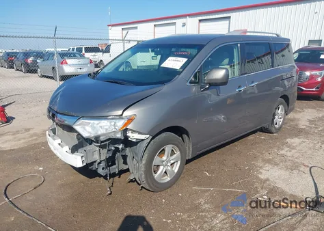 2017 Nissan Quest Sv z USA, uszkodzony, nr VIN JN8AE2KP5H9165355